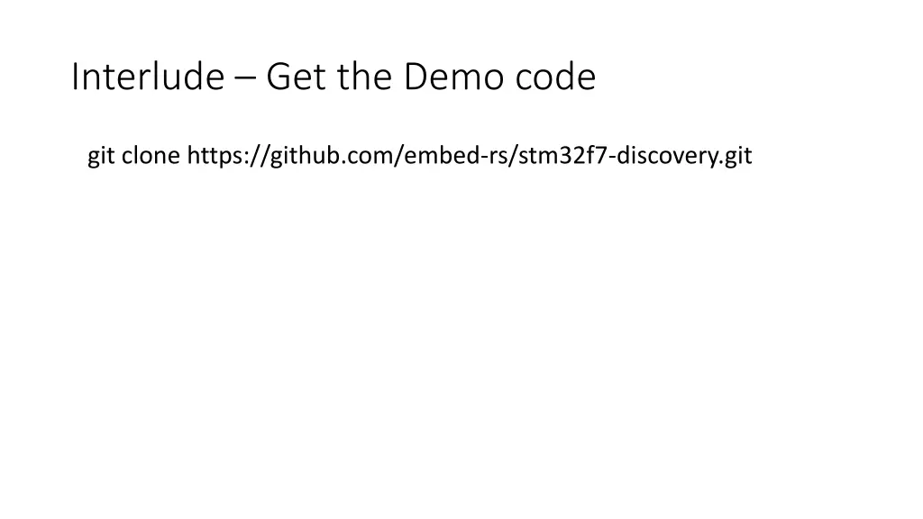 interlude get the demo code