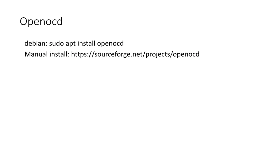 openocd