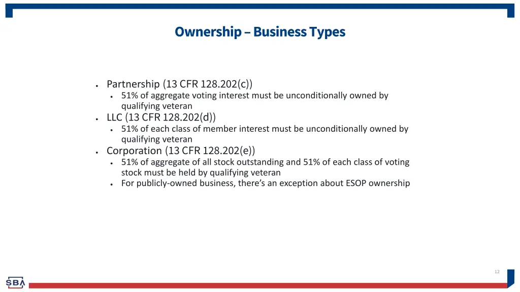 ownership business types