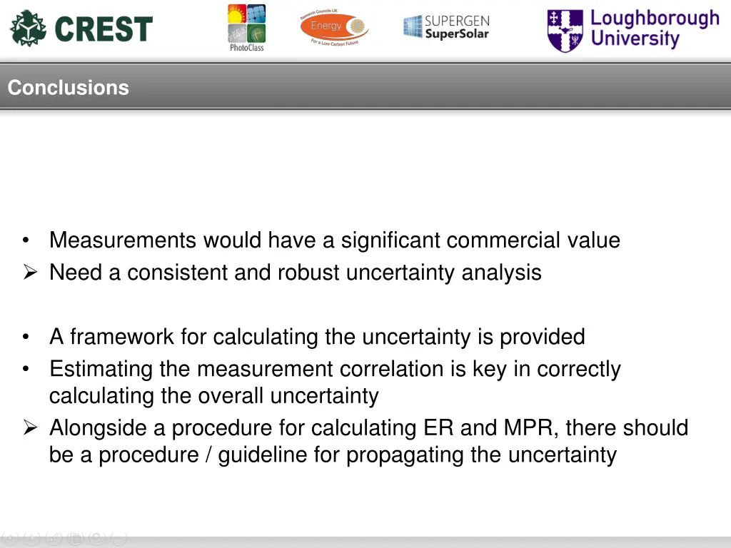 conclusions