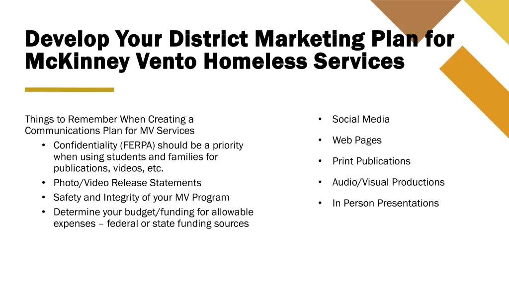 develop your district marketing plan for develop 1