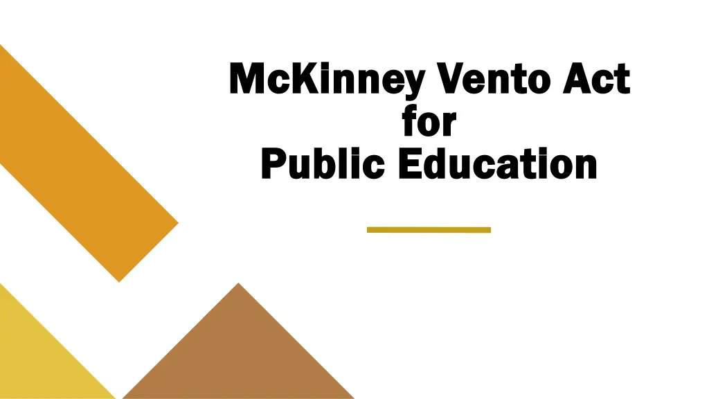mckinney vento act mckinney vento