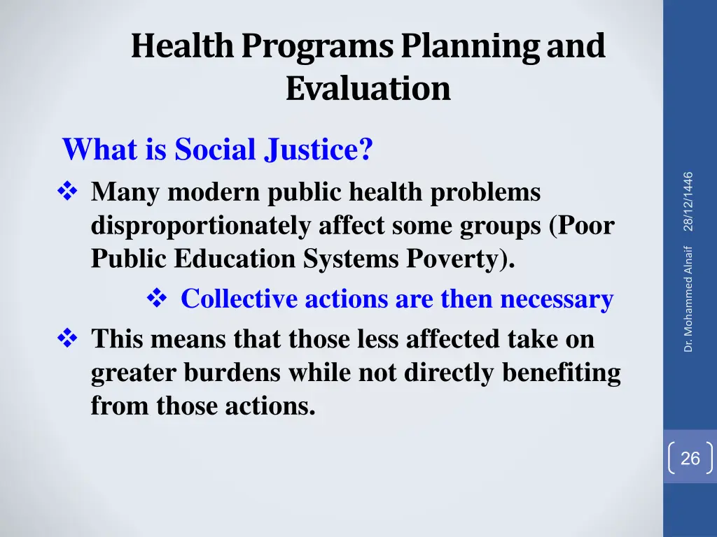 health programs planning and evaluation 22