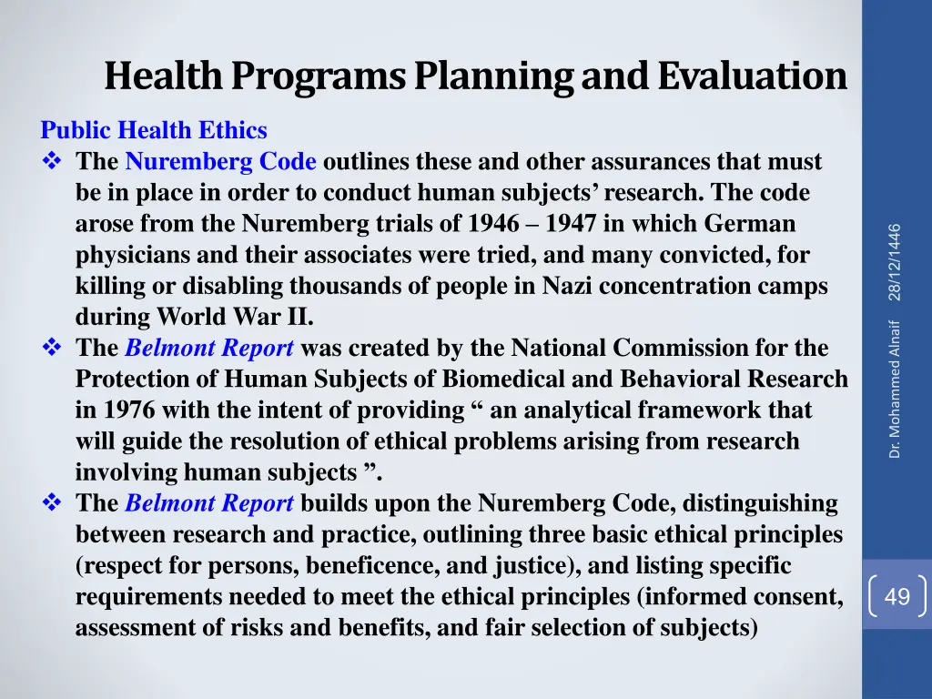 health programs planning and evaluation 37