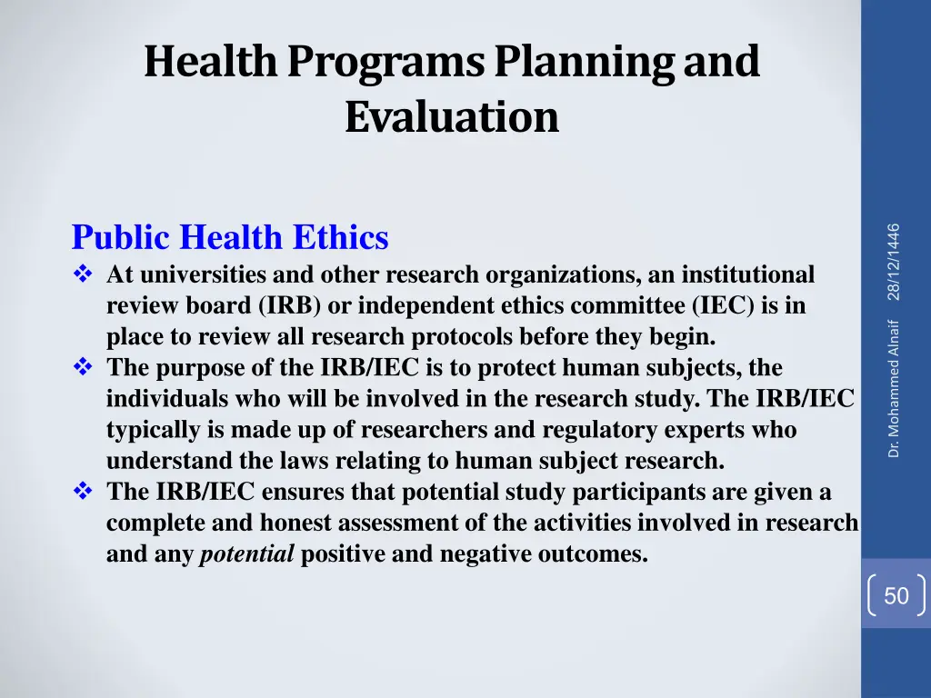 health programs planning and evaluation 38