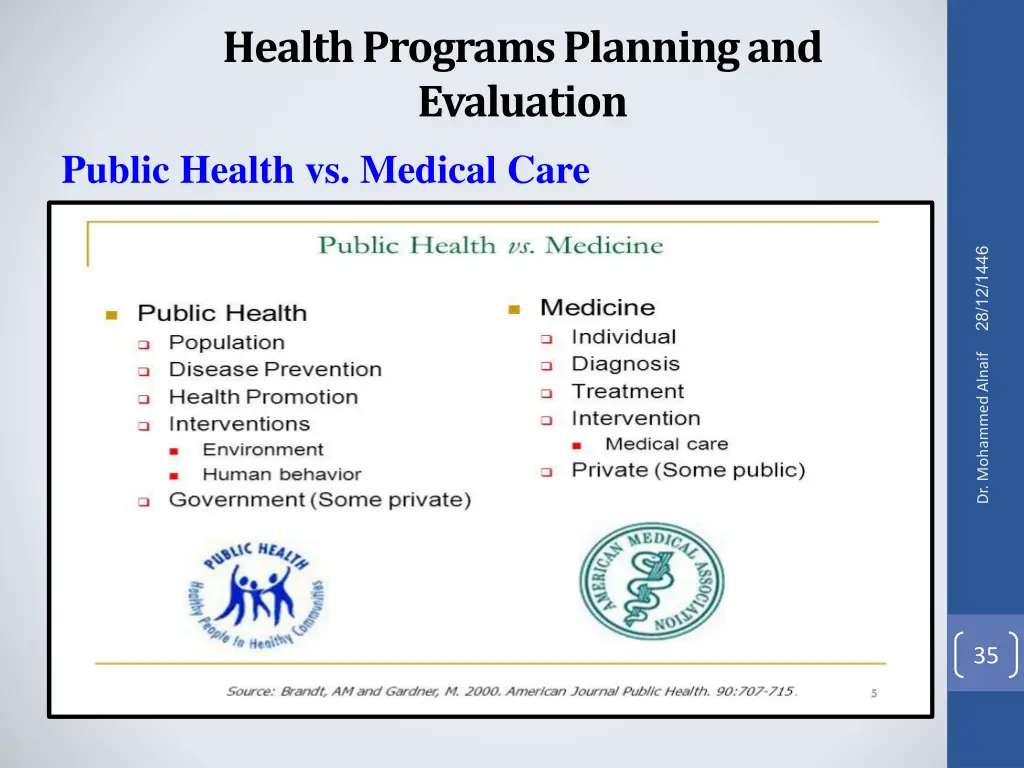 health programs planning and evaluation public 1