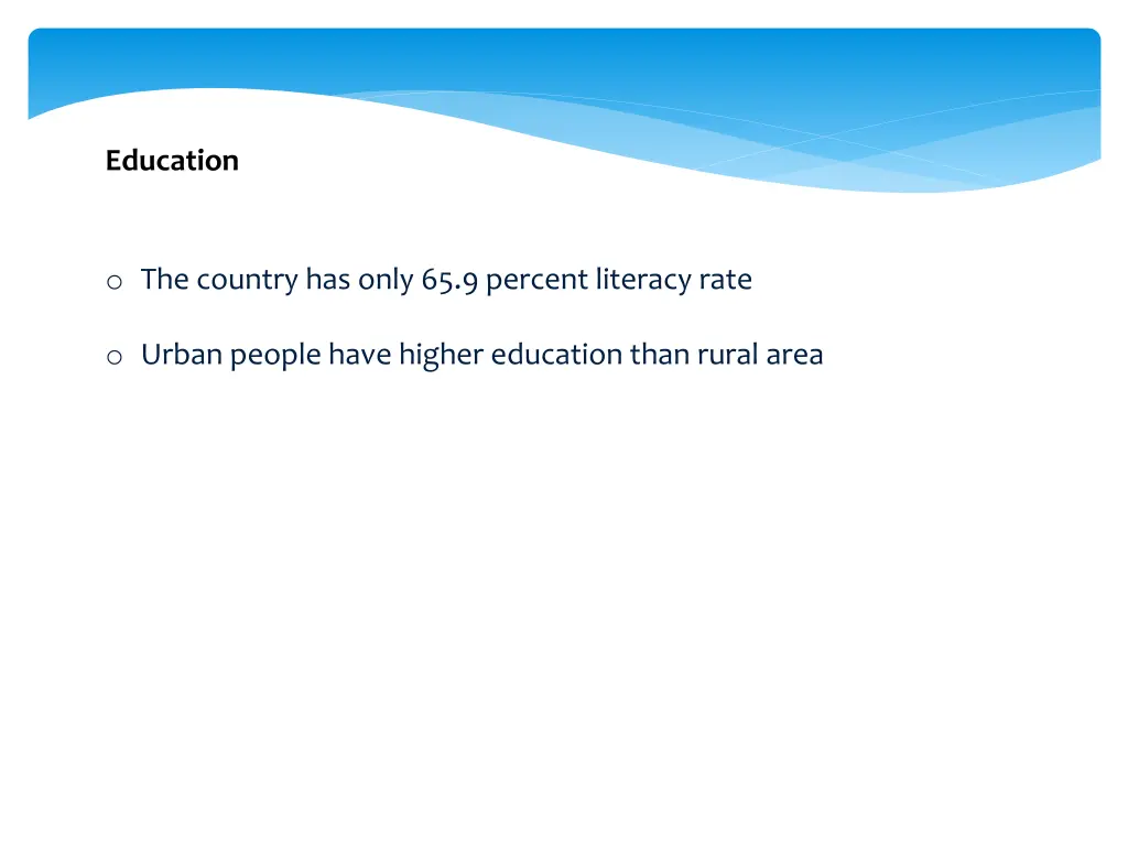 education