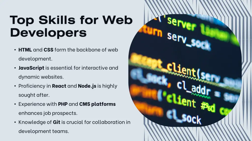 html and css form the backbone of web development