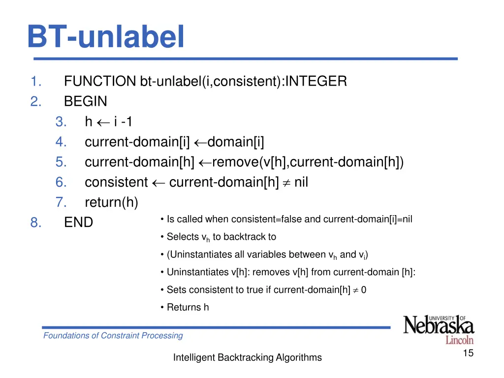 bt unlabel