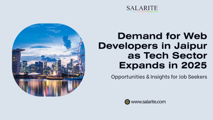demand for web developers in jaipur as tech