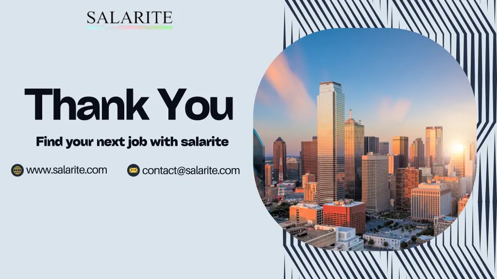 thank you find your next job with salarite