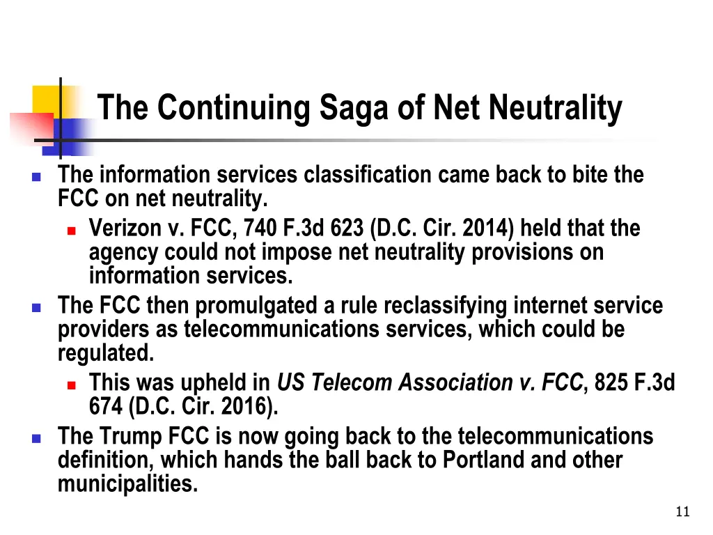 the continuing saga of net neutrality