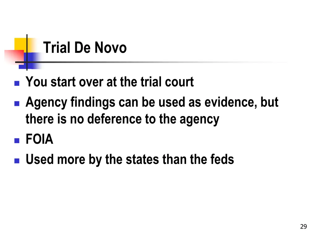 trial de novo