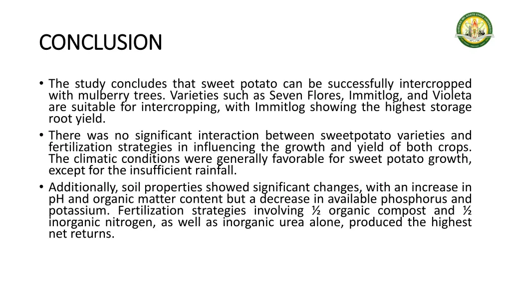 conclusion conclusion
