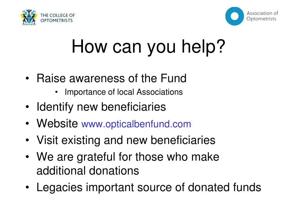 how can you help