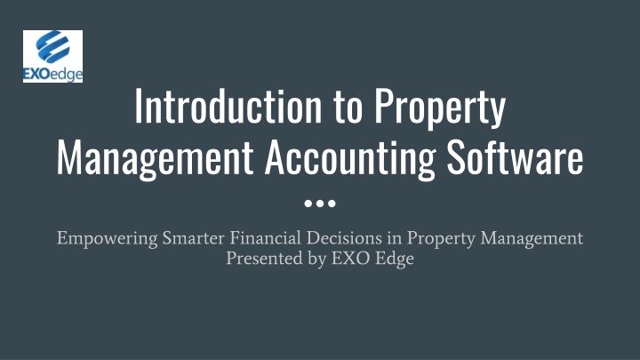 introduction to property management accounting