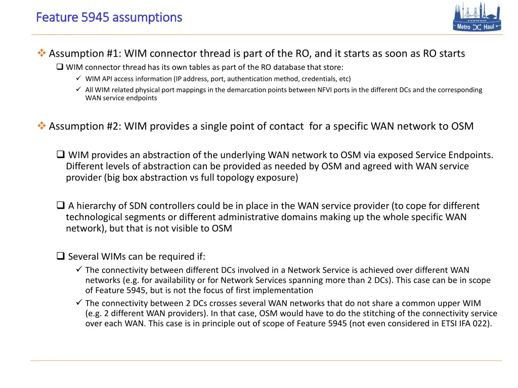 feature 5945 assumptions feature 5945 assumptions
