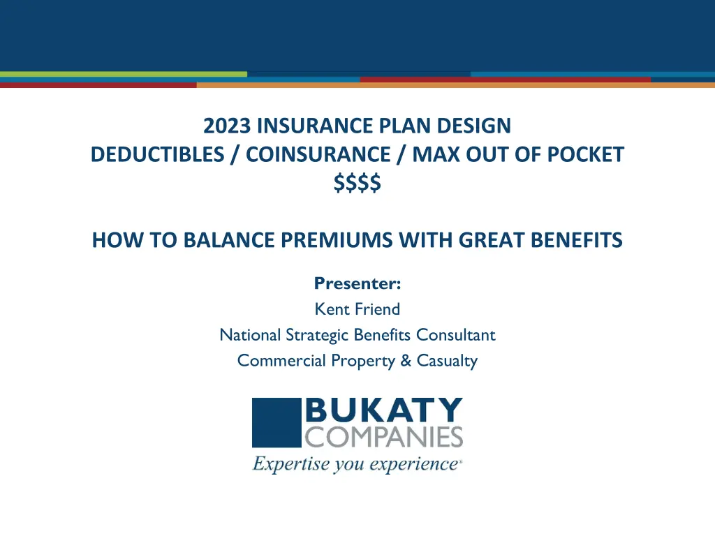 2023 insurance plan design deductibles