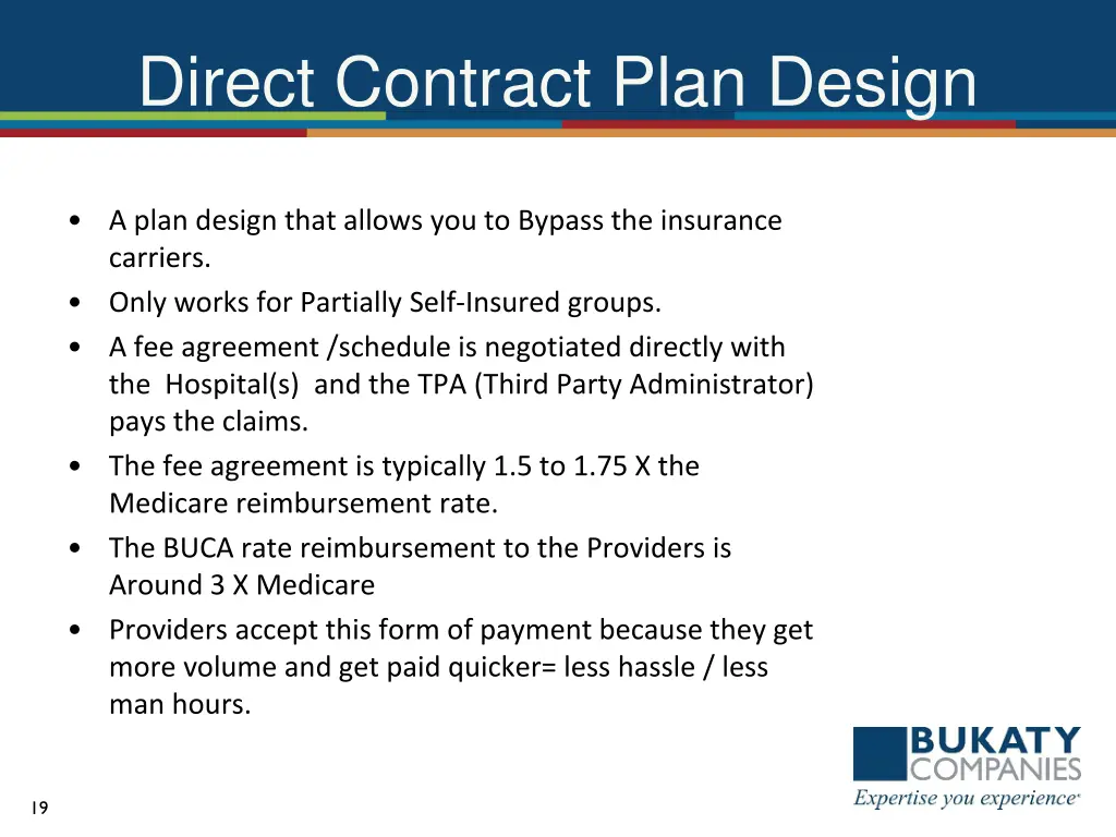 direct contract plan design