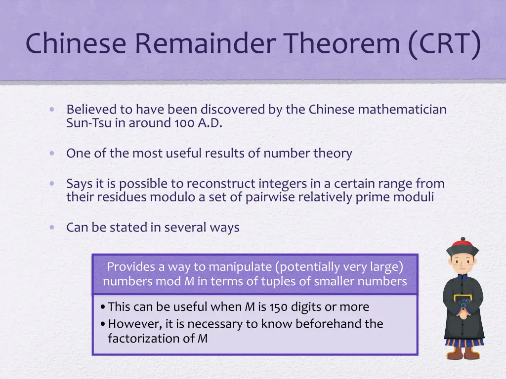 chinese remainder theorem crt