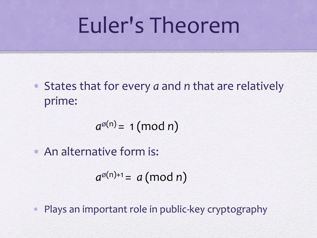 euler s theorem