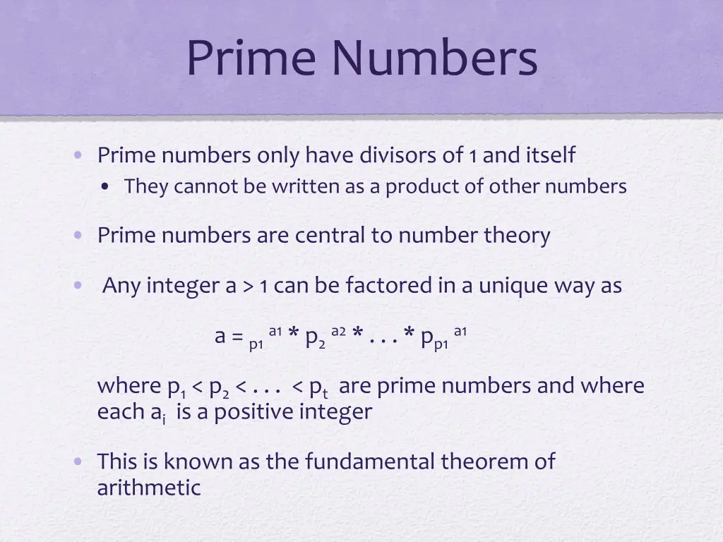 prime numbers