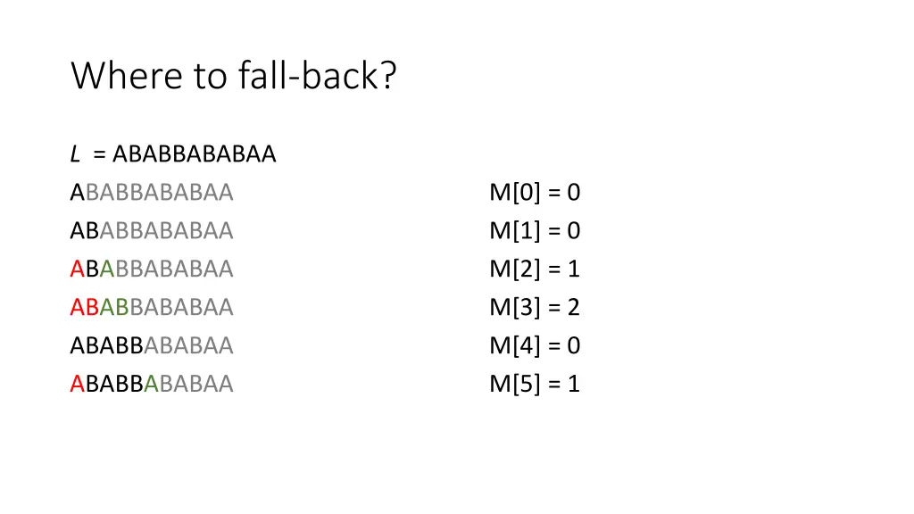 where to fall back 15
