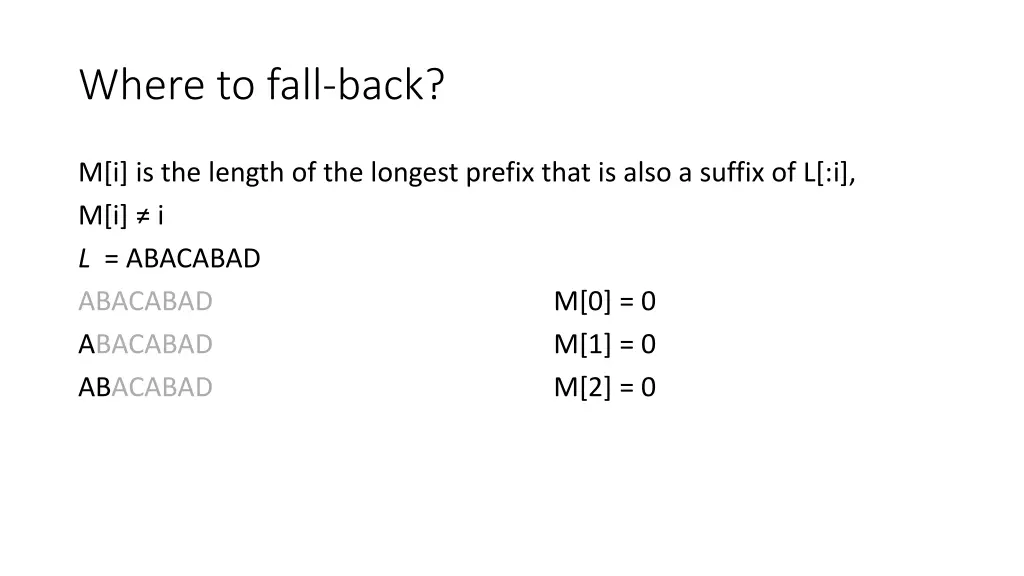 where to fall back 3