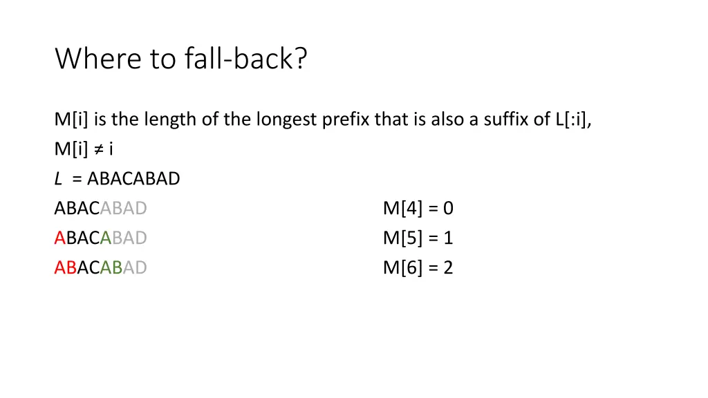 where to fall back 7