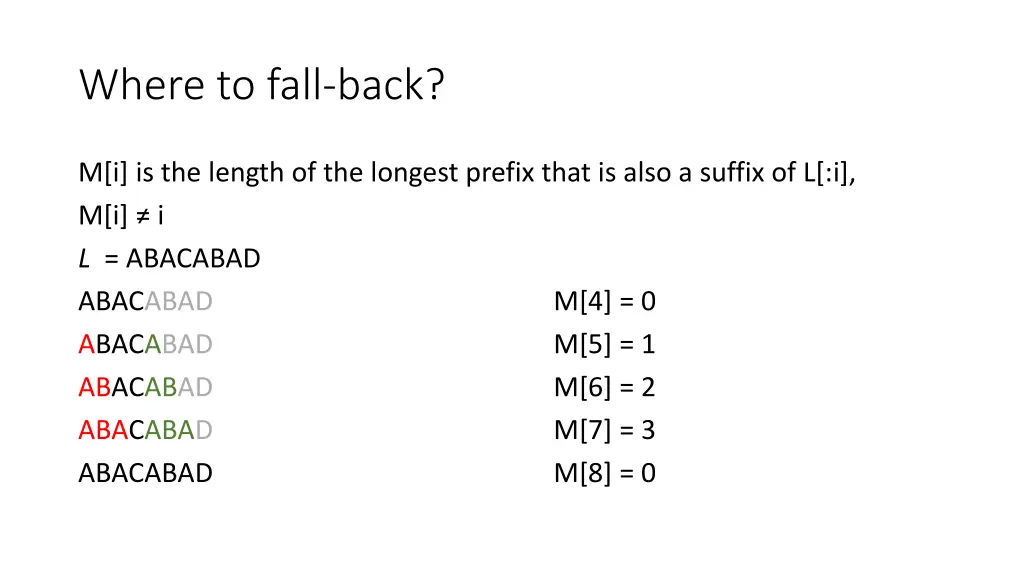 where to fall back 9