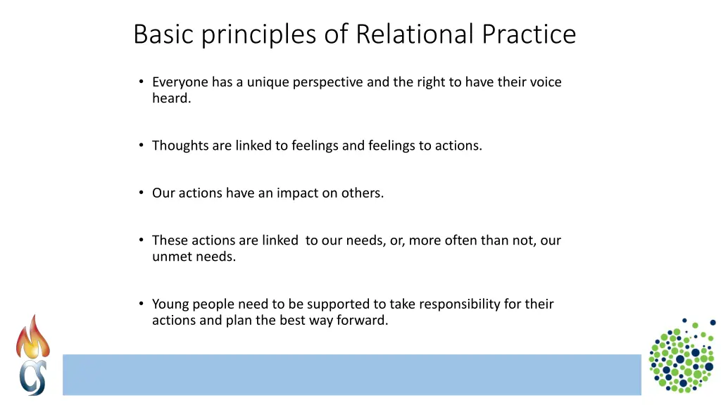 basic principles of relational practice