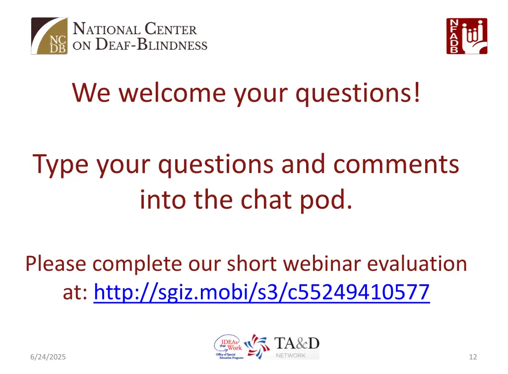 we welcome your questions