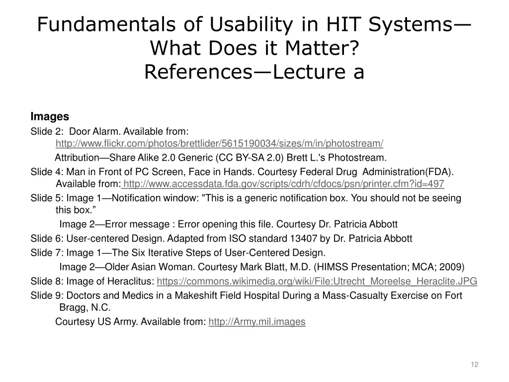 fundamentals of usability in hit systems what 3