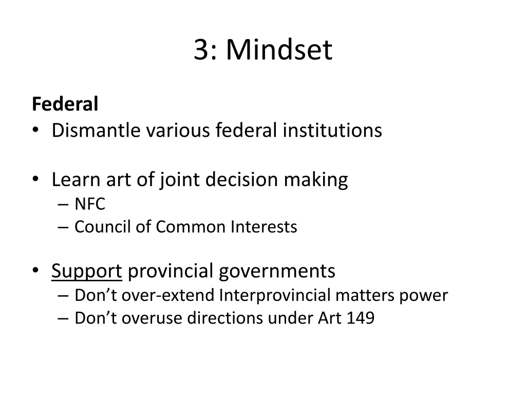 3 mindset
