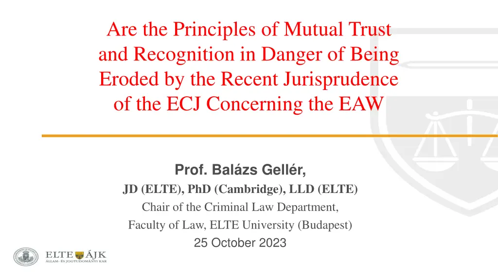 are the principles of mutual trust