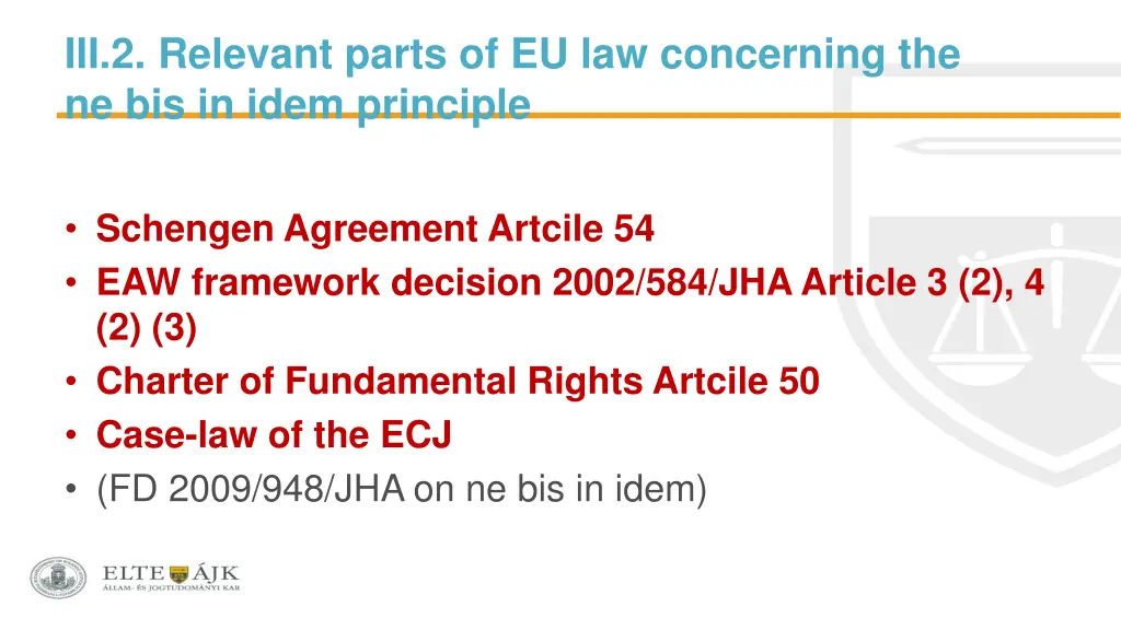 iii 2 relevant parts of eu law concerning