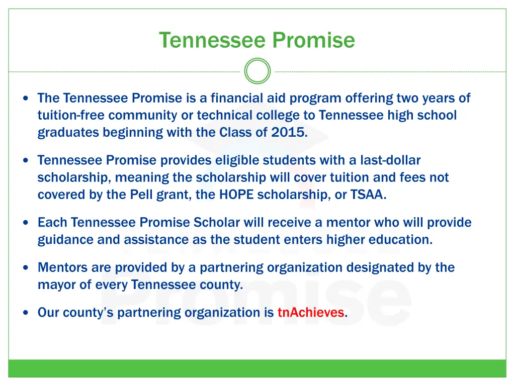 tennessee promise