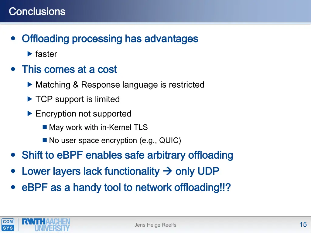conclusions conclusions