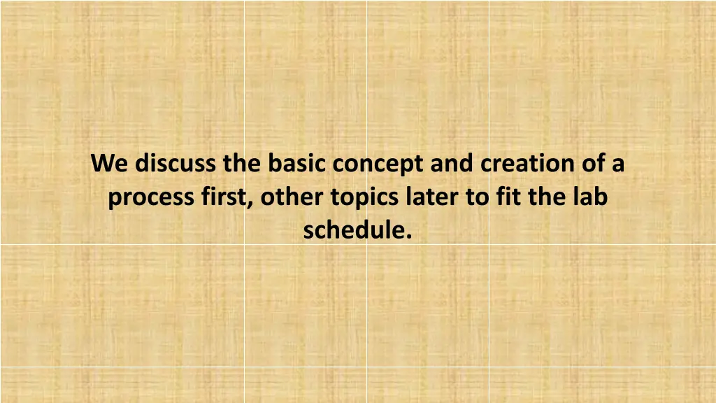 we discuss the basic concept and creation