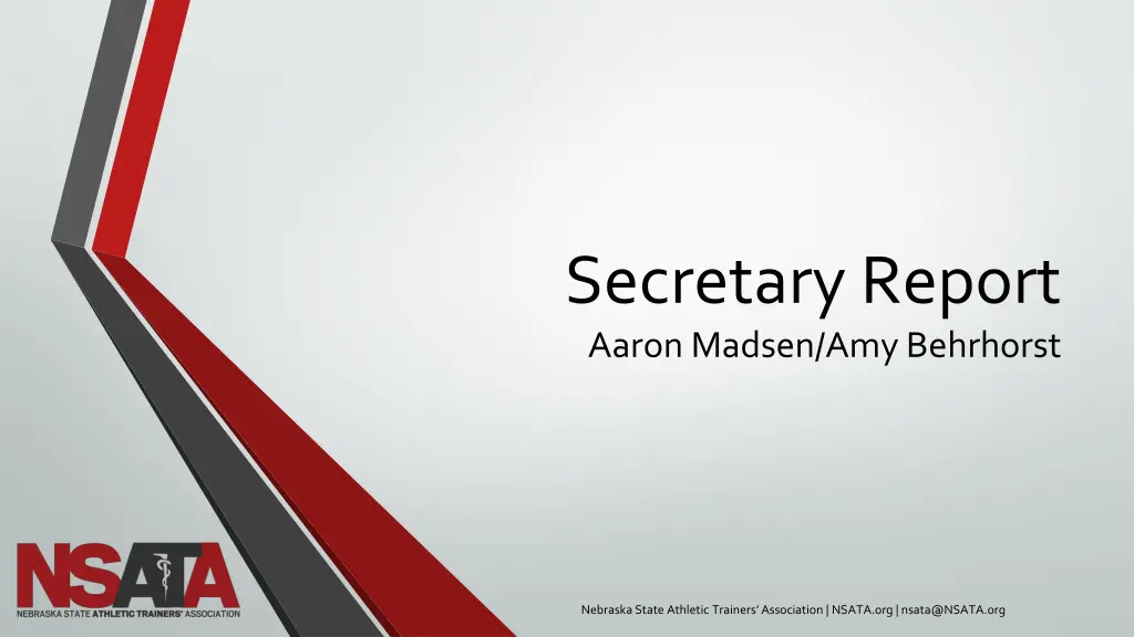 secretary report aaron madsen amy behrhorst