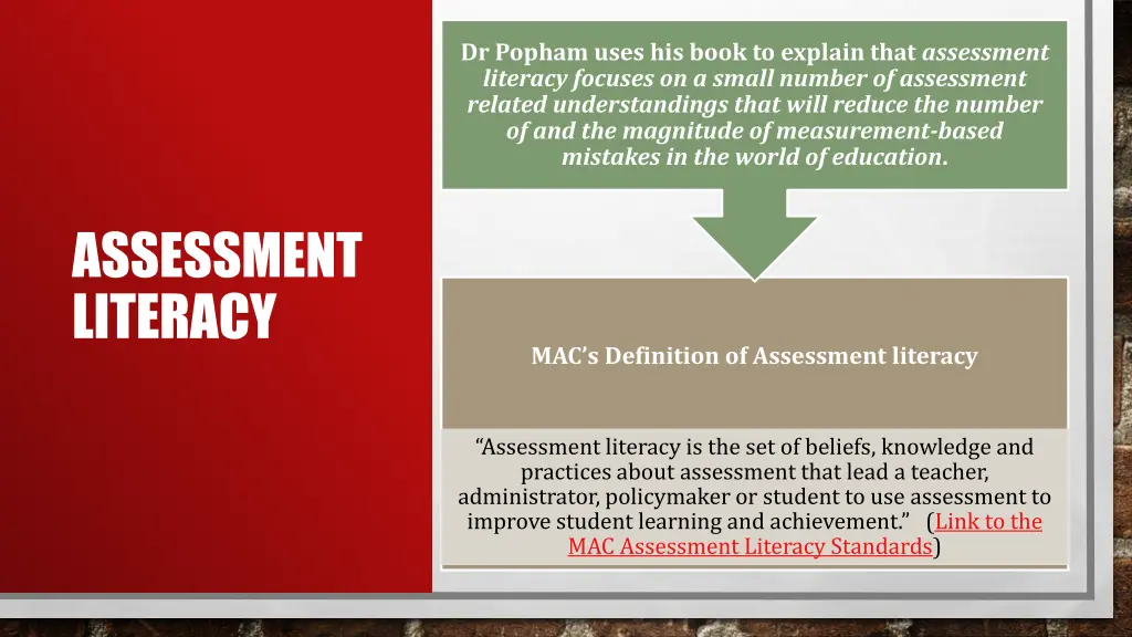 dr popham uses his book to explain that