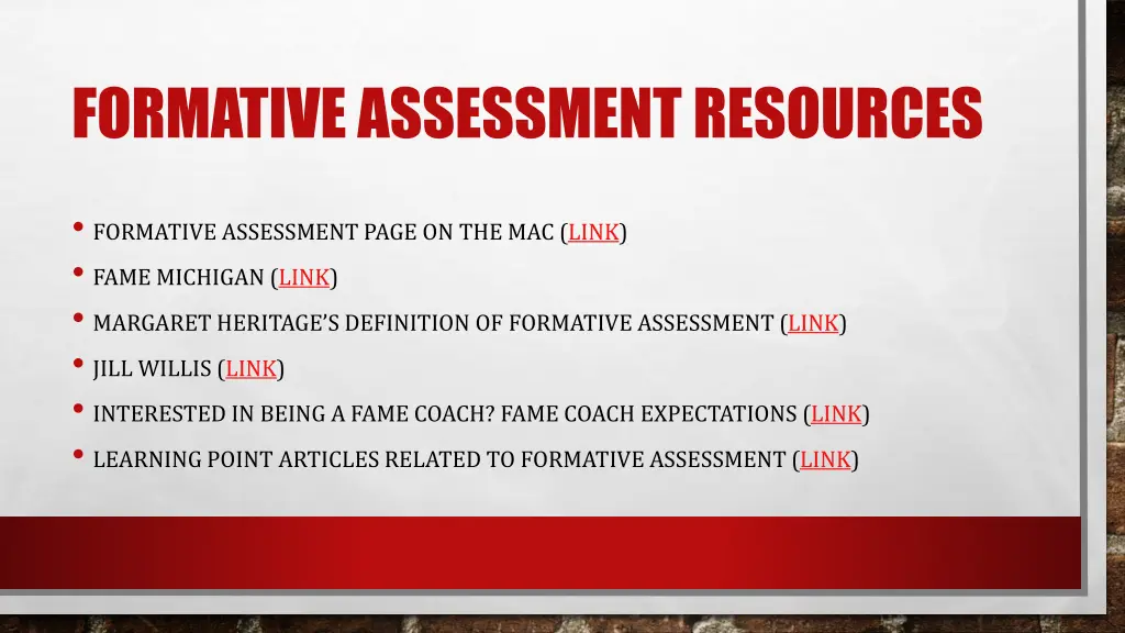 formative assessment resources