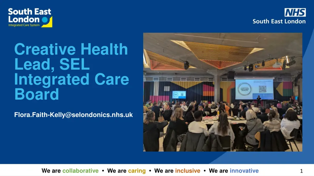 creative health lead sel integrated care board