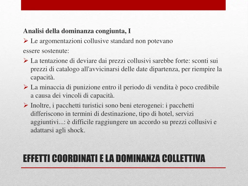 analisi della dominanza congiunta