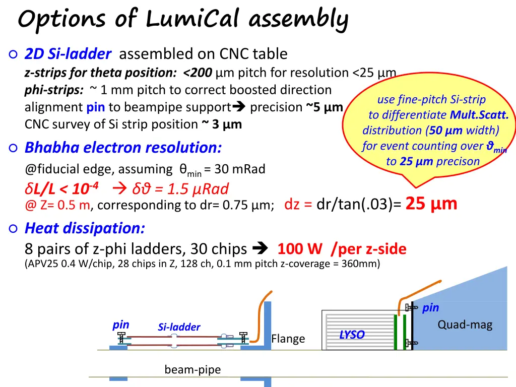 options of lumical assembly 2d si ladder