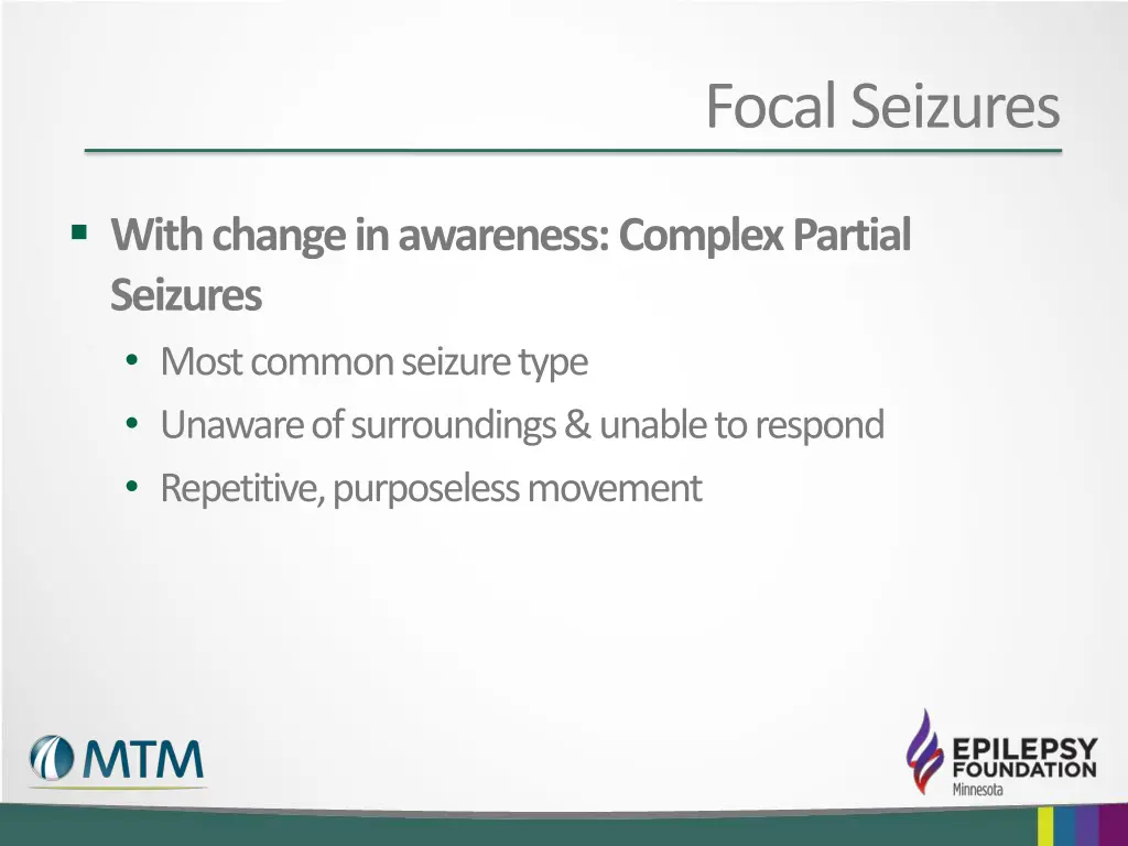 focal seizures 1