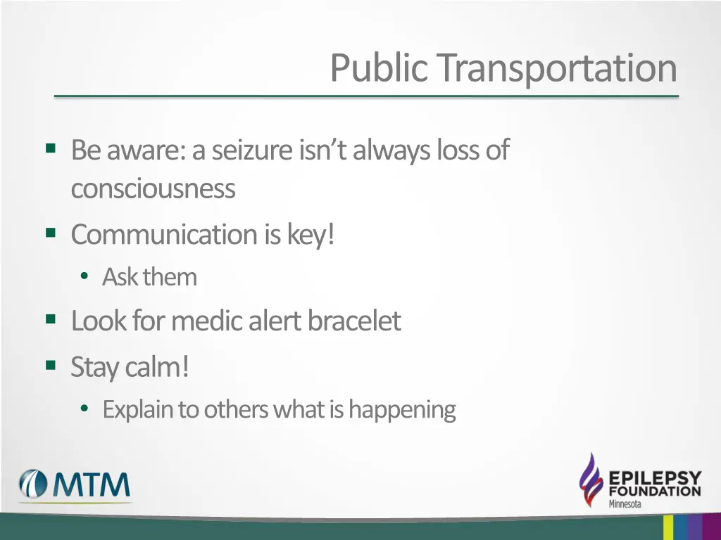 public transportation