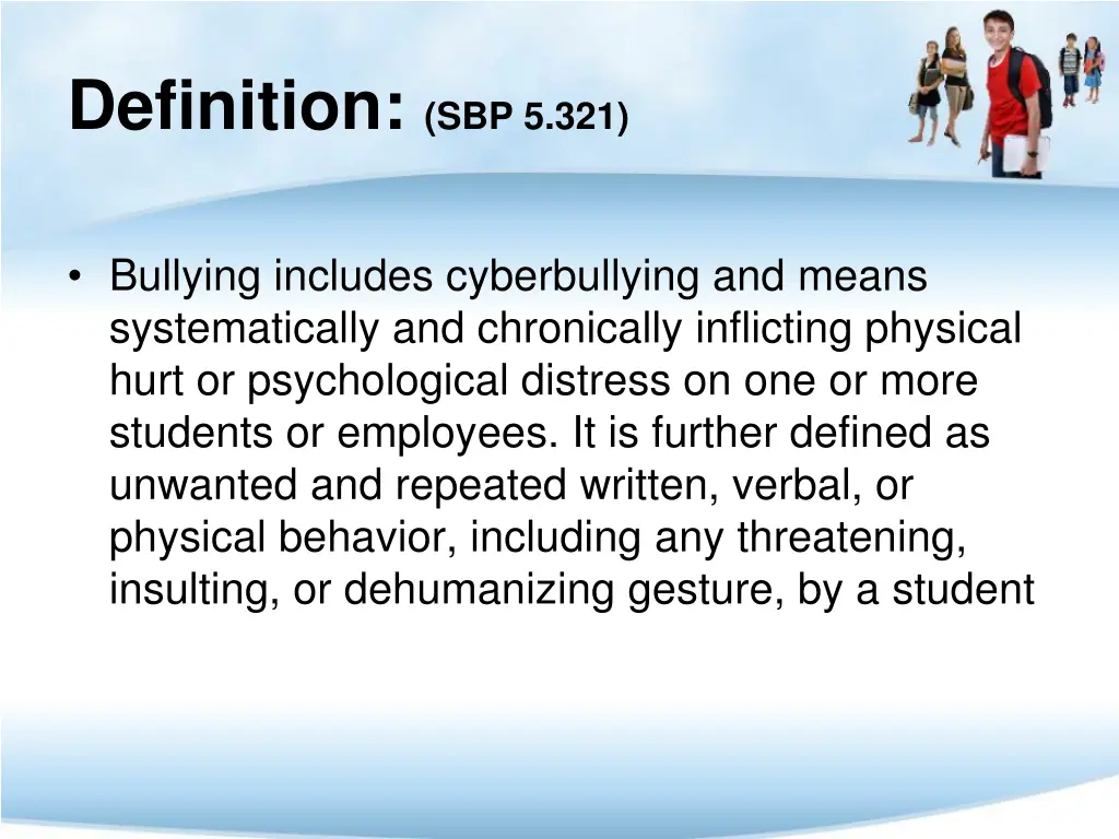 definition sbp 5 321