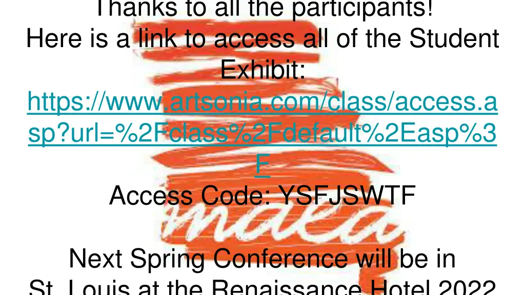 thanks to all the participants here is a link