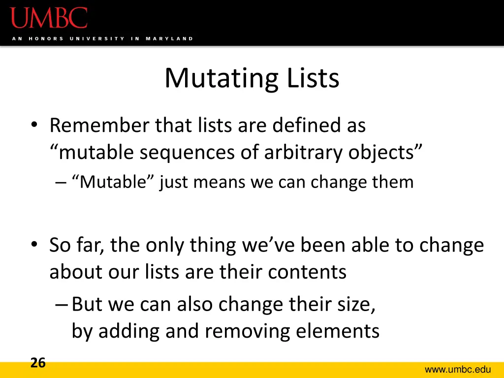 mutating lists